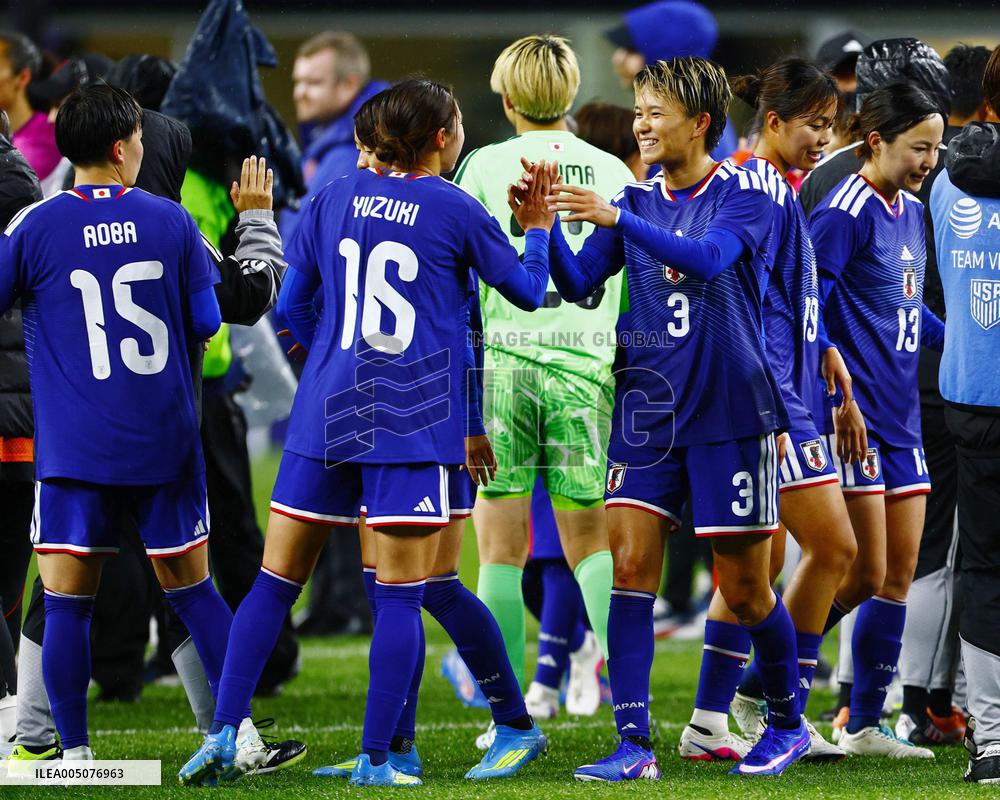 Football: Friendly between Japan and U.S.