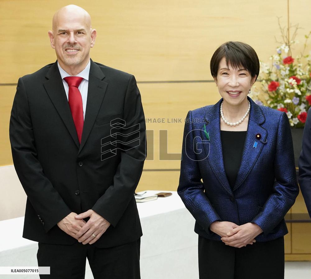 Japan PM Takaichi meets Oracle CEO Sicilia