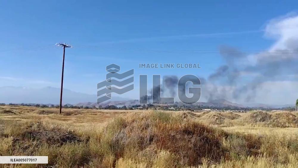 US: Brush Fire Erupts in Jurupa Valley, California, Prompting Evacuations