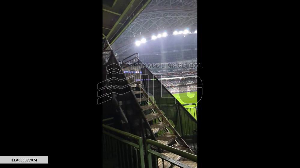 US: American Family Field Springs Leaks During Severe Milwaukee Storms