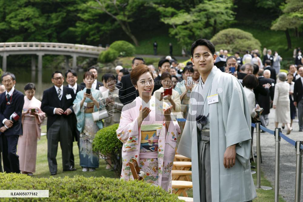 Japanese imperial garden party