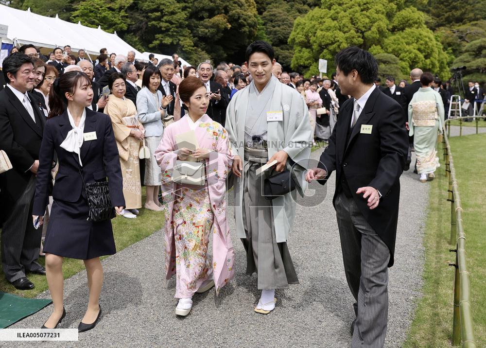 Japanese imperial garden party