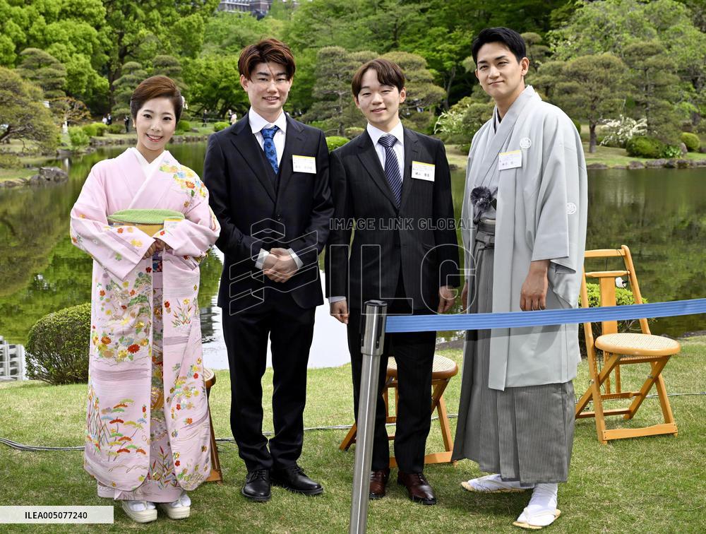 Japanese imperial garden party