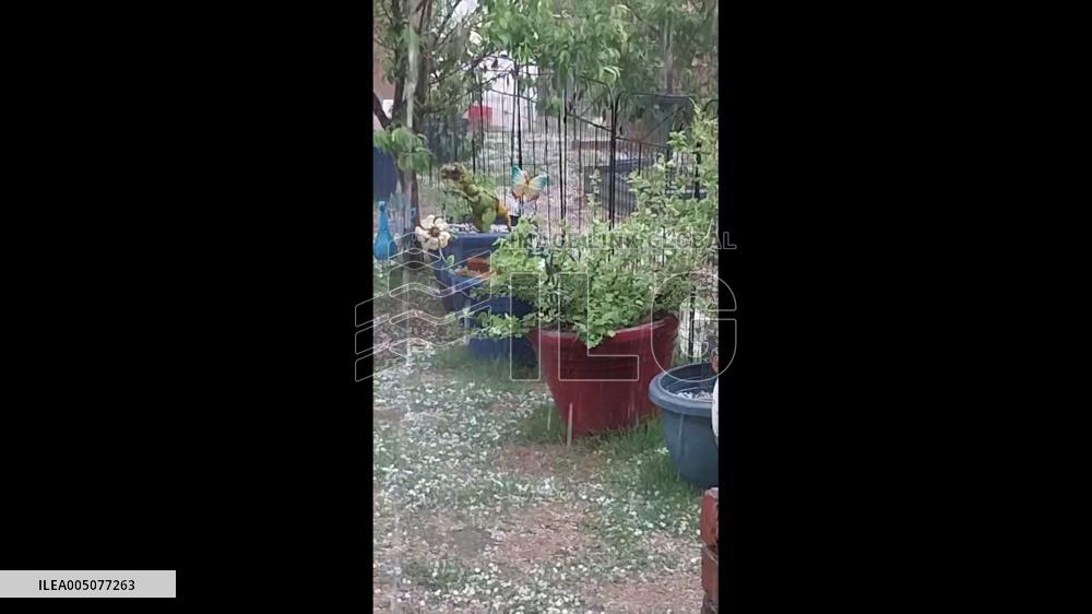 US: Tornado-Warned Storms Bring Hail to Wichita and Surrounding Areas
