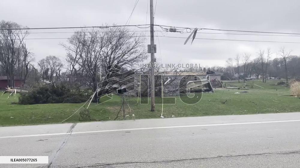 US: Damage Reported as Multiple Tornadoes Tear Through Olmsted County, Minnesota