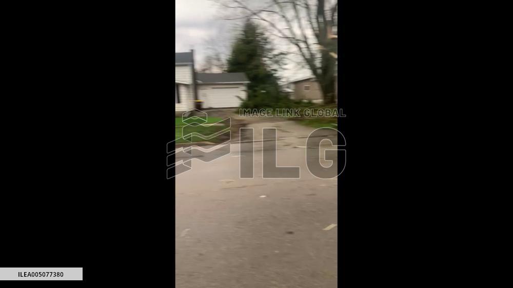 US: Destructive EF-2 Tornado Tears Through Lena, Illinois, Causing Widespread Damage