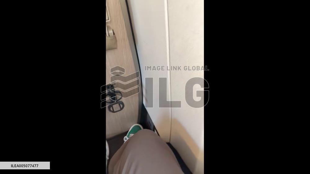 Japan: Passenger Captures Moment Bullet Train Grinds to Halt as Powerful Earthquake Hits