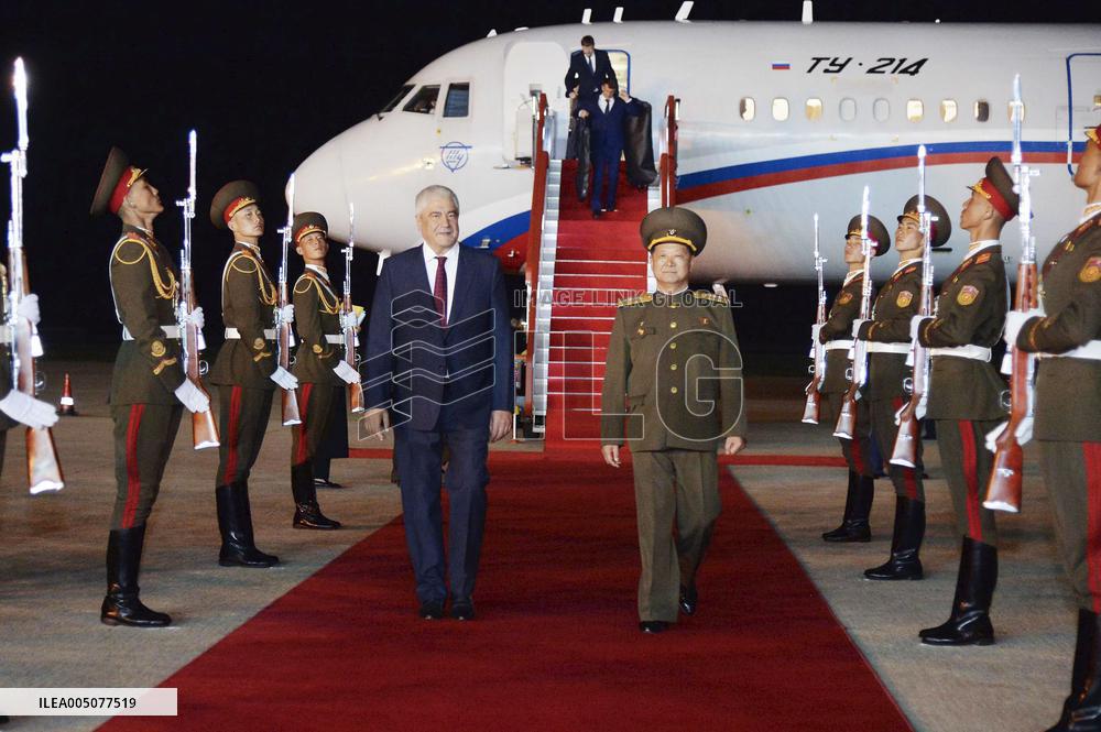 Russian Interior Minister Kolokoltsev visits Pyongyang