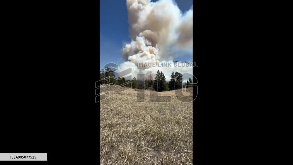 US: East Side Fire Rapidly Spreads, Forcing Evacuations South of Red Lodge, Montana