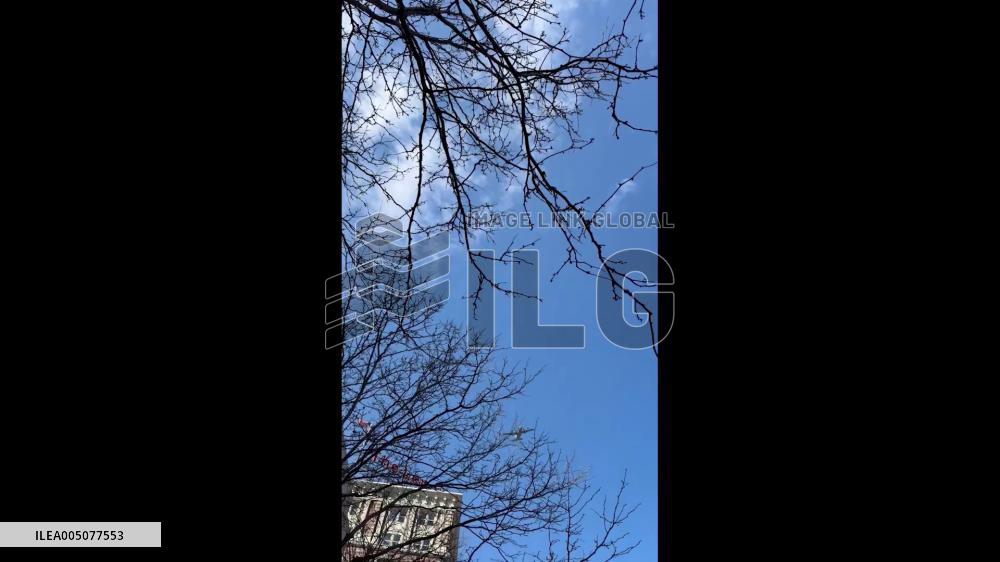 US: C-130 Aircraft Performs Flyover to Kick Off Boston Marathon