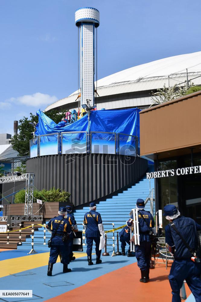 Accident at Tokyo amusement park