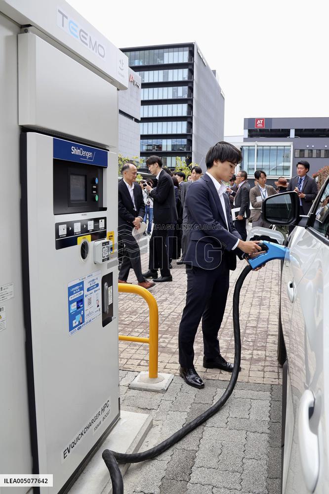 Toyota Motor's quick charger for EV