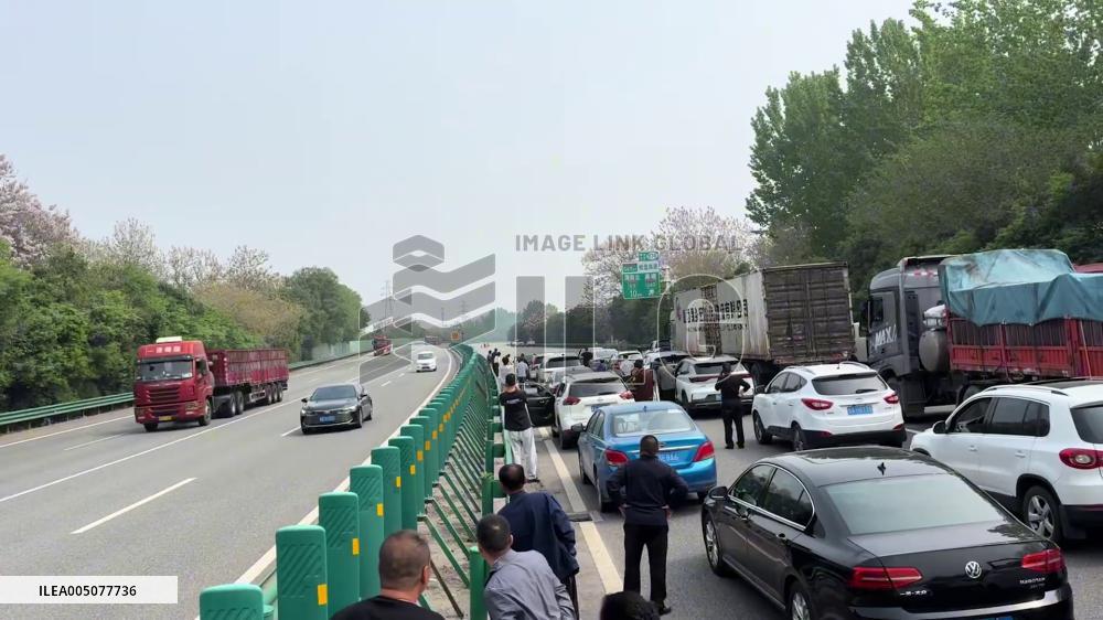 China: Runaway Pig Halts Highway Traffic in Xi’an