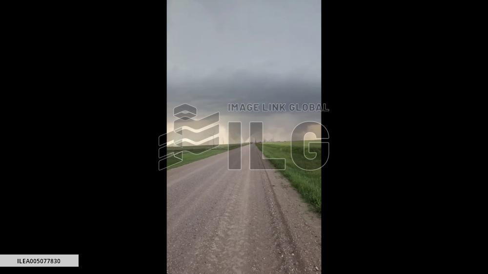US: Tornado Spotted Near Braman, Oklahoma