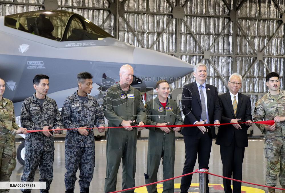 F-35A stealth fighters deployed at U.S base in Aomori Pref.