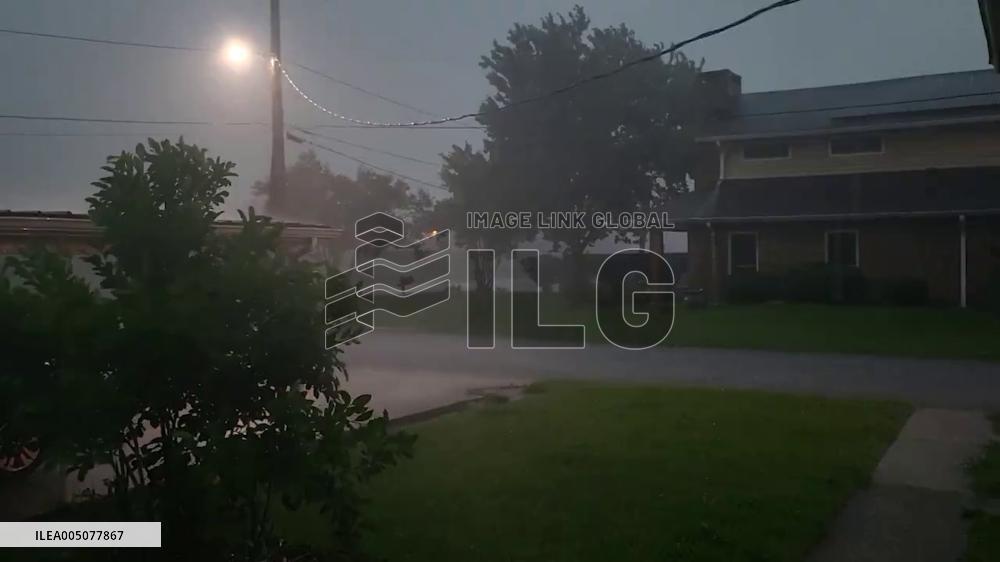 US: Severe Thunderstorms Hit Southeast Louisiana Bringing Heavy Rain and Tornado Warnings