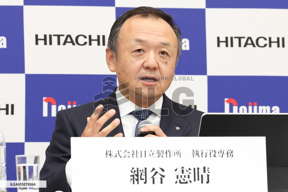 Nojima and Hitachi Joint Press Conference