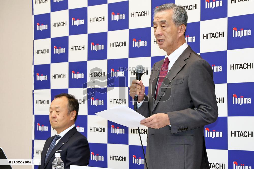 Nojima and Hitachi Joint Press Conference