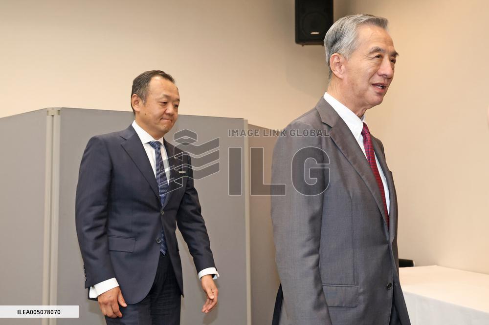 Nojima and Hitachi Joint Press Conference