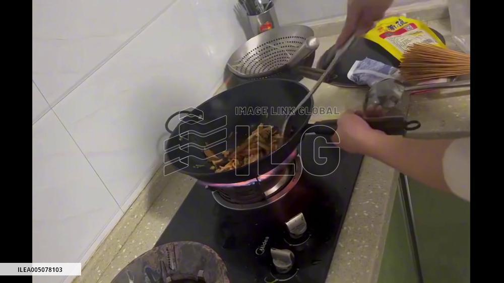 China: Kitchen Gas Explosion Caught on Camera in Guangxi