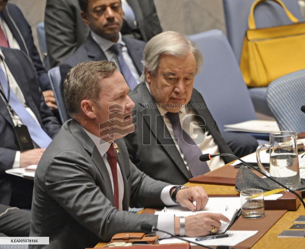 U.N. Security Council session on Strait of Hormuz