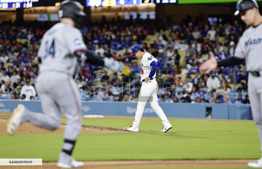 CORRECTED: Baseball: Marlins vs. Dodgers