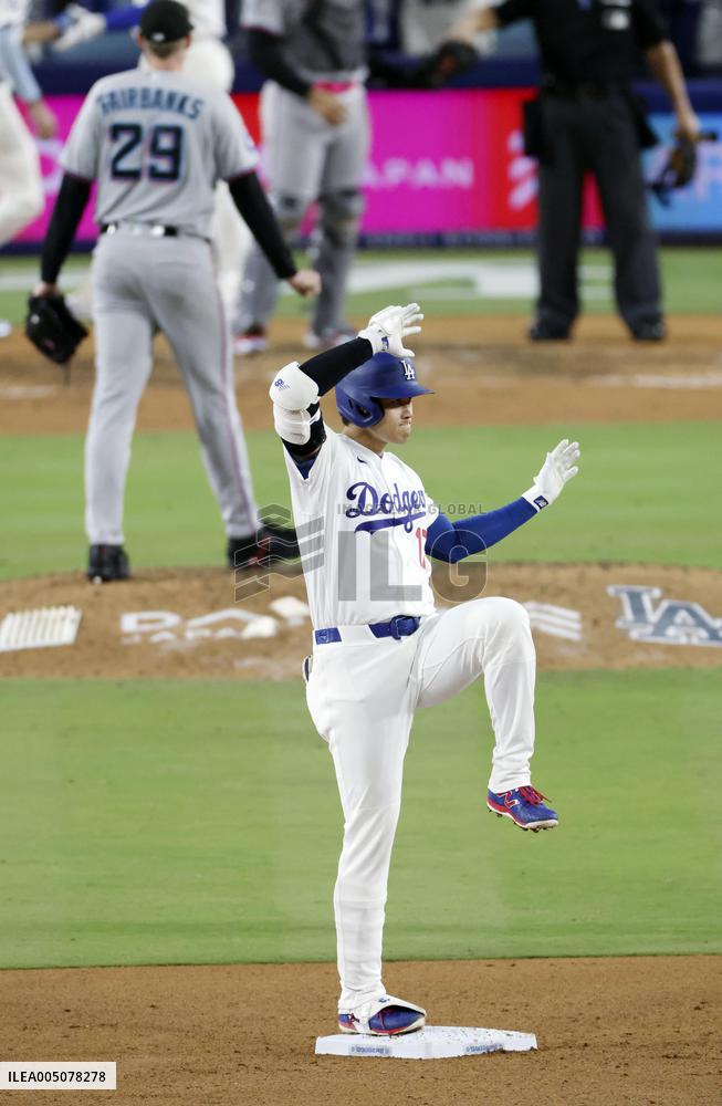 Baseball: Marlins vs. Dodgers