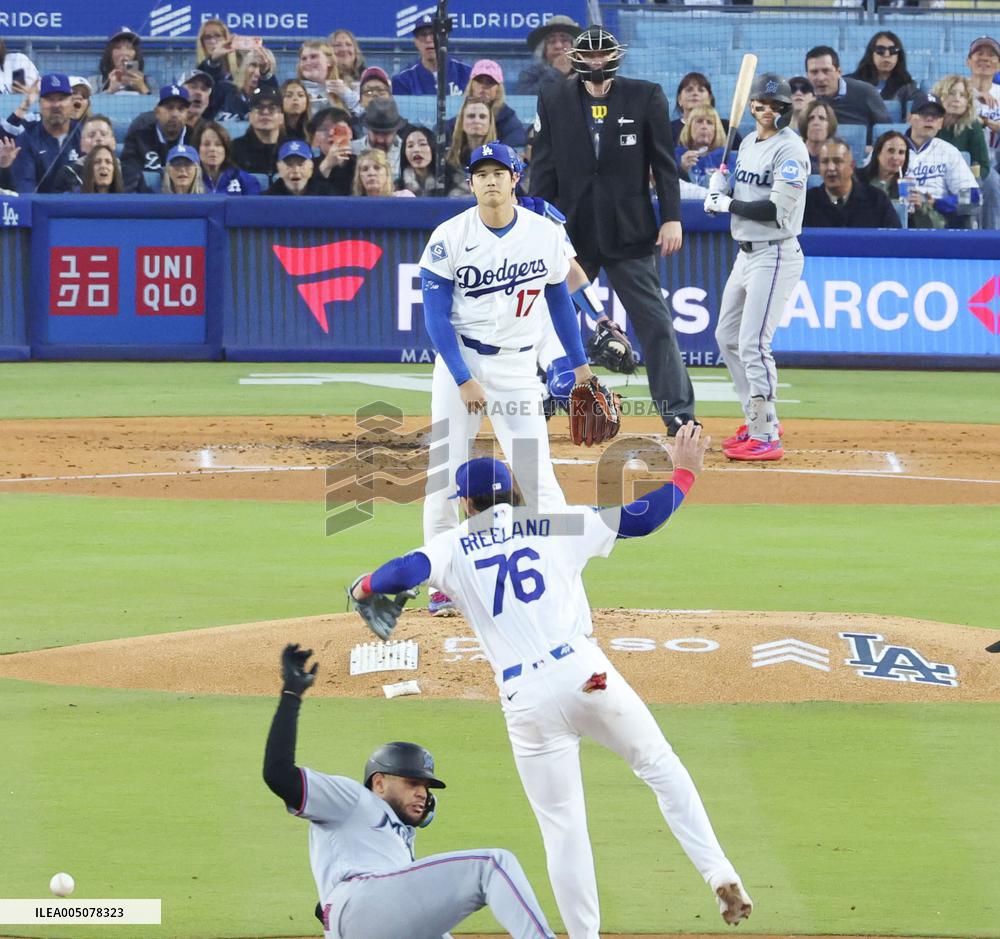 Baseball: Marlins vs. Dodgers