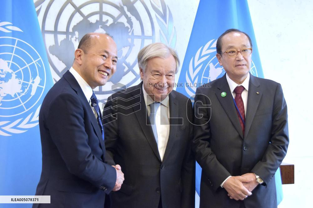 Hiroshima, Nagasaki mayors in New York