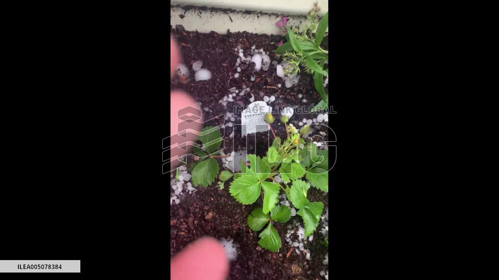 US: Severe Hailstorms Pound Northwest Arkansas with Baseball-Sized Hail and Gusty Winds 2