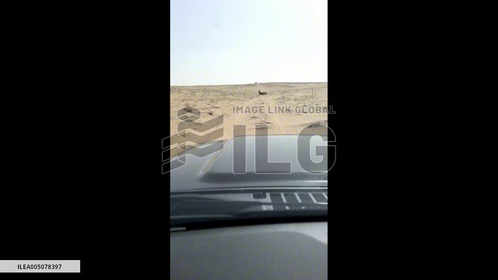 China: Off-Road Team Rescues Camel Trapped in Wire Fencing in Inner Mongolia