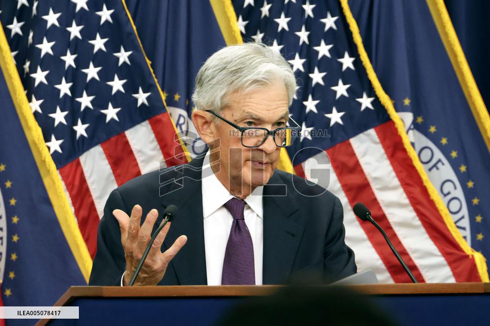 Final press conference of U.S. Fed chief Powell