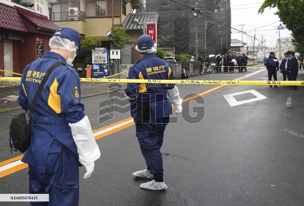 Suspect at large after attacking boy in Tokyo