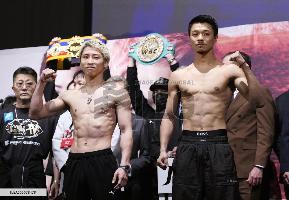 Boxing: Weigh-in for Inoue-Nakatani world title bout