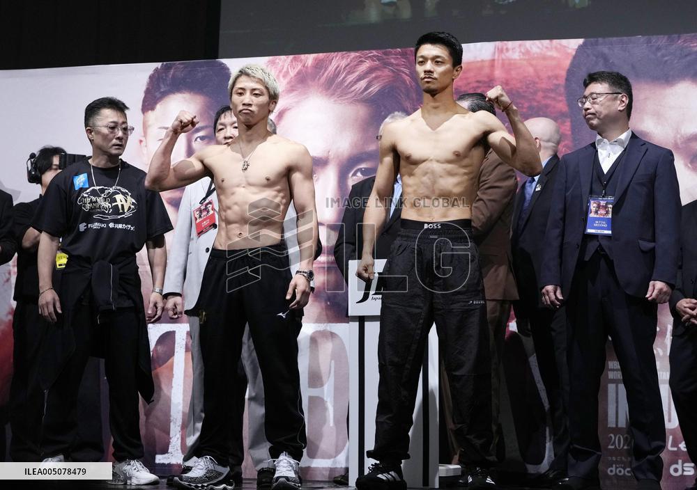Boxing: Weigh-in for Inoue-Nakatani world title bout