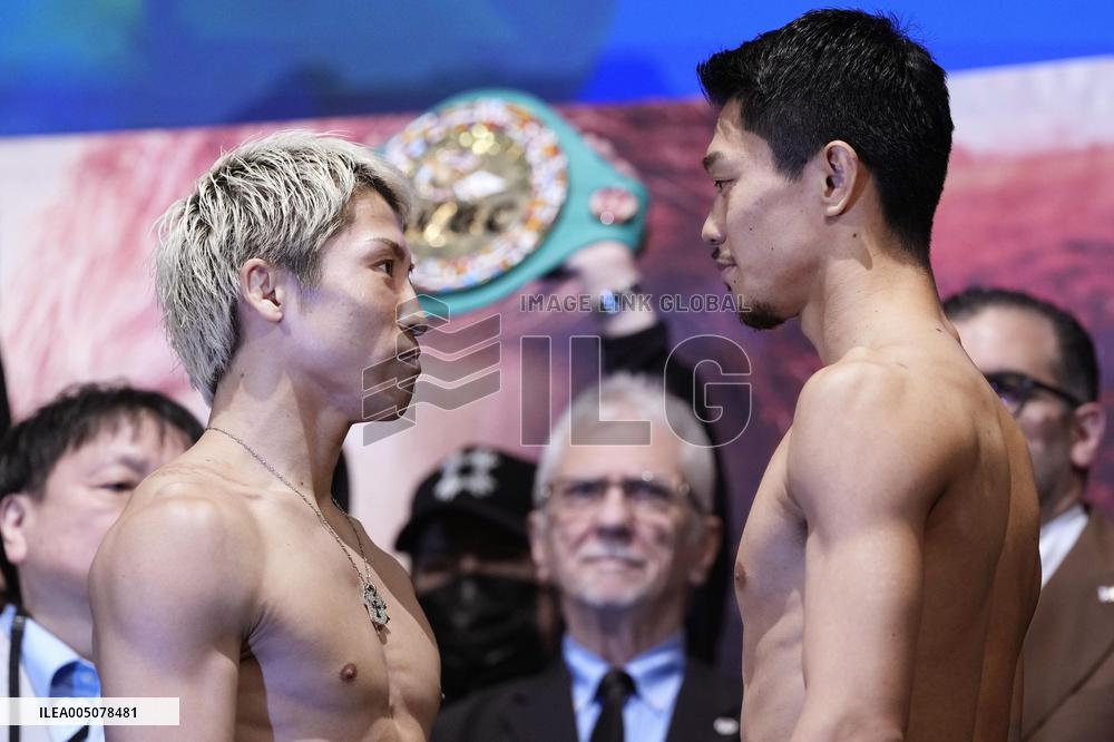 Boxing: Weigh-in for Inoue-Nakatani world title bout