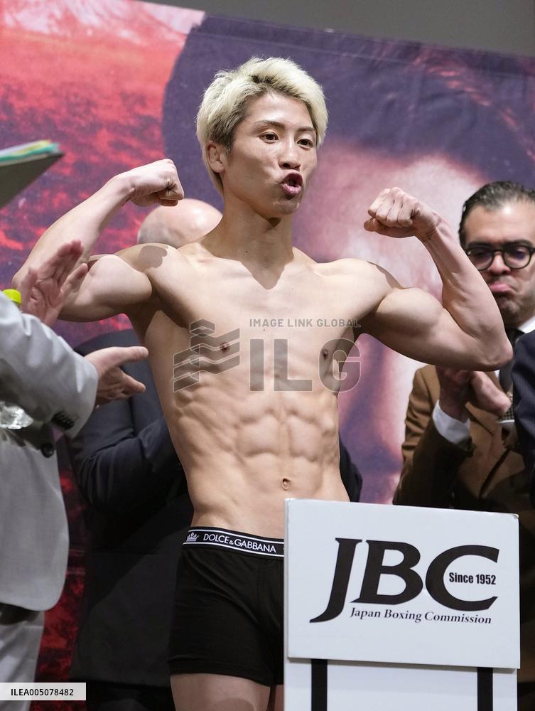 Boxing: Weigh-in for Inoue-Nakatani world title bout