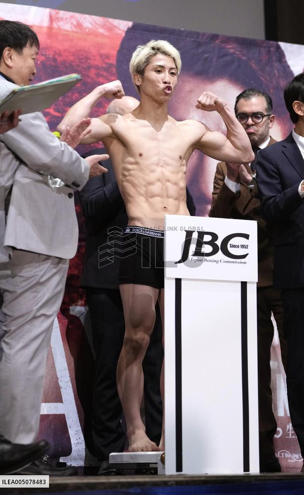 Boxing: Weigh-in for Inoue-Nakatani world title bout