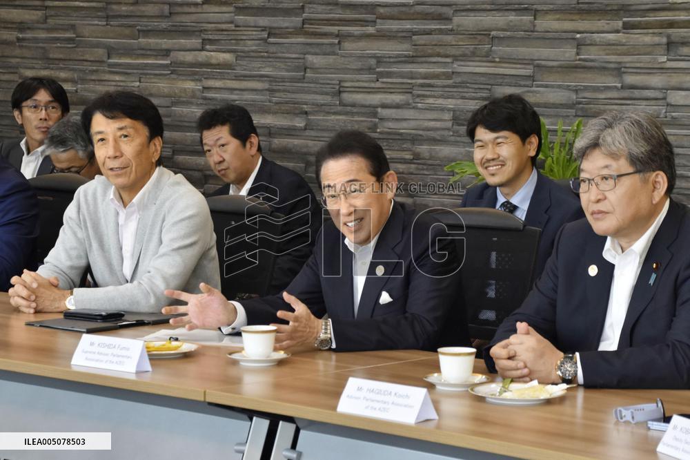 Ex-Japan PM Kishida in Philippines
