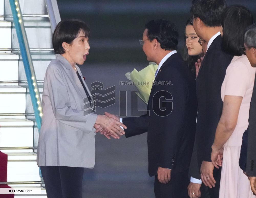 Japan PM Takaichi begins trip to Vietnam, Australia