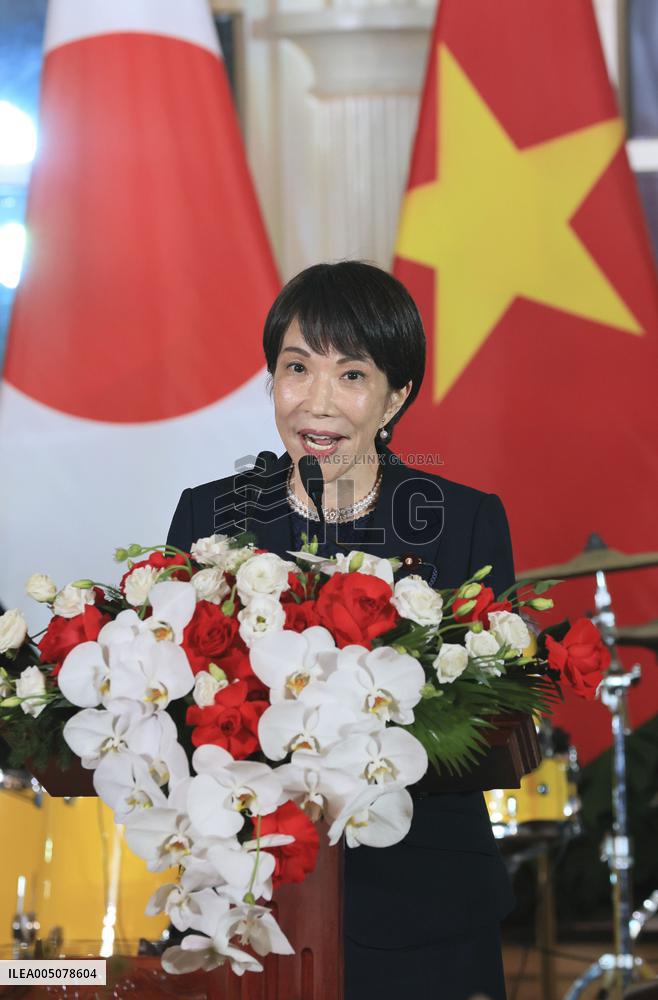 Japan PM Takaichi in Hanoi