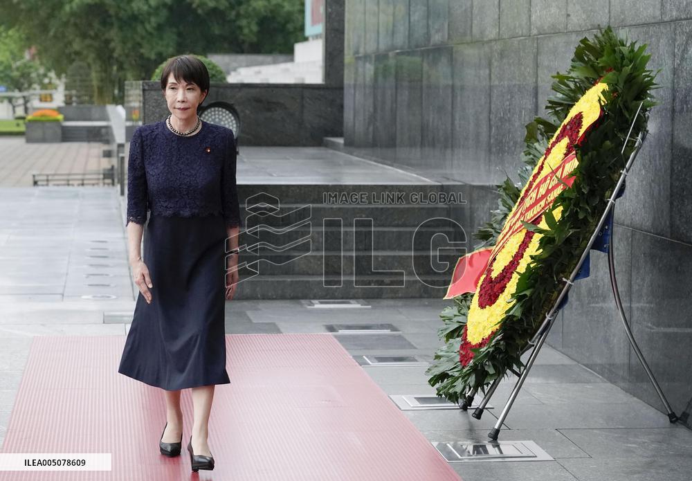 Japan PM Takaichi in Hanoi