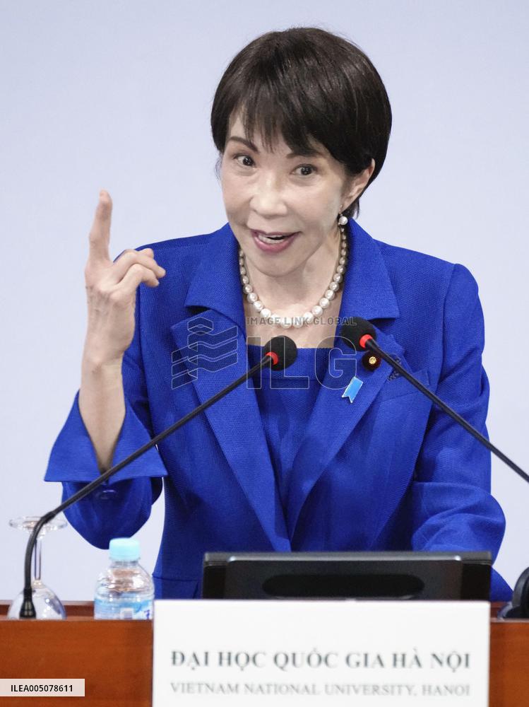 Japan PM Takaichi in Hanoi