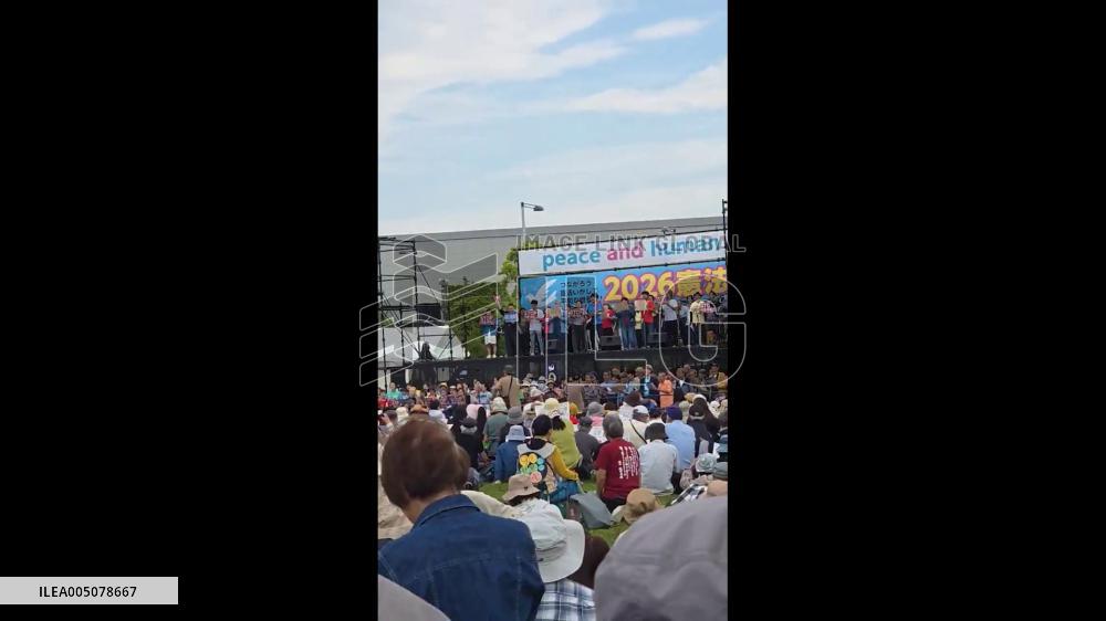 Japan: Thousands Gather for Constitution Day Rally in Tokyo 3