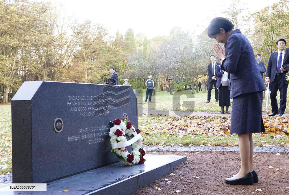 Japan PM Takaichi in Canberra