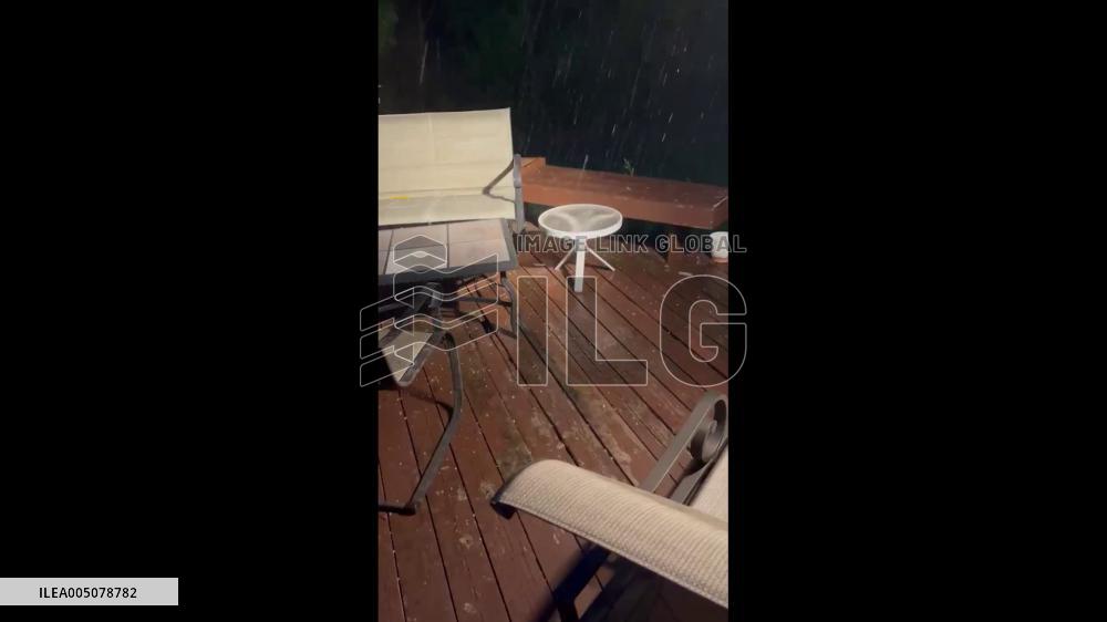 US: Thunderstorms Bring Hail to Southern Michigan 2