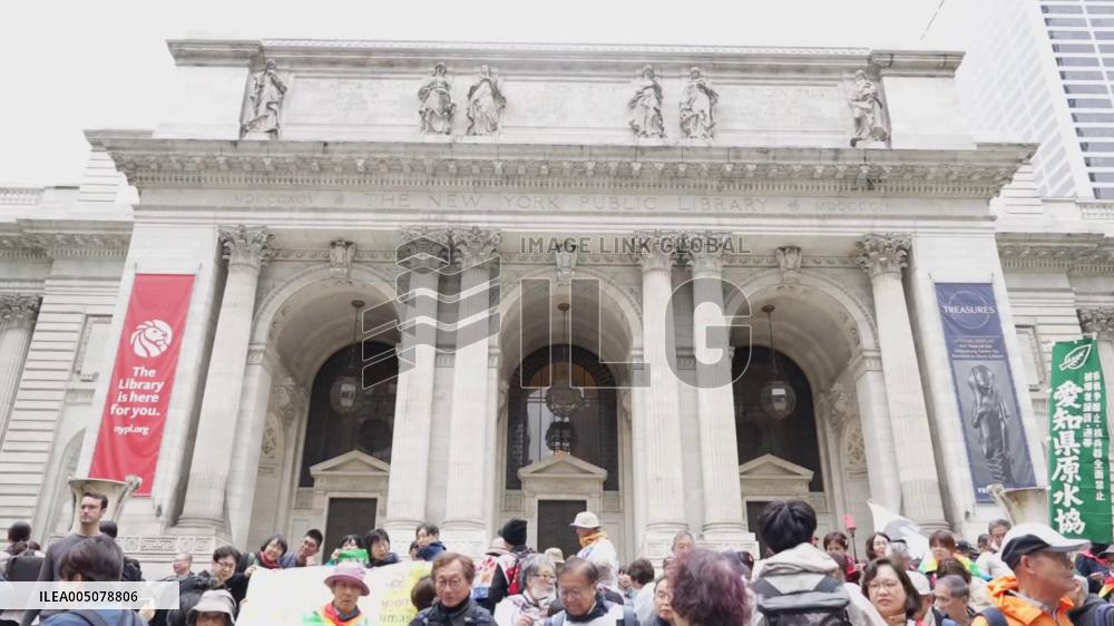 [Breaking News]Hibakusha rally in New York ahead of NPT review conference