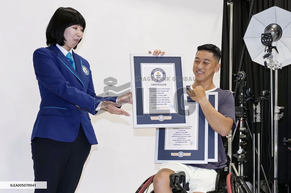 Wheelchair Tennis: Oda awarded 4 additional Guinness records