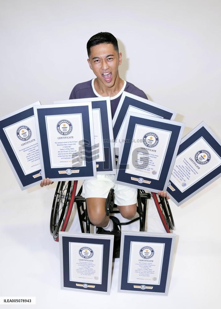 Wheelchair Tennis: Oda awarded 4 additional Guinness records