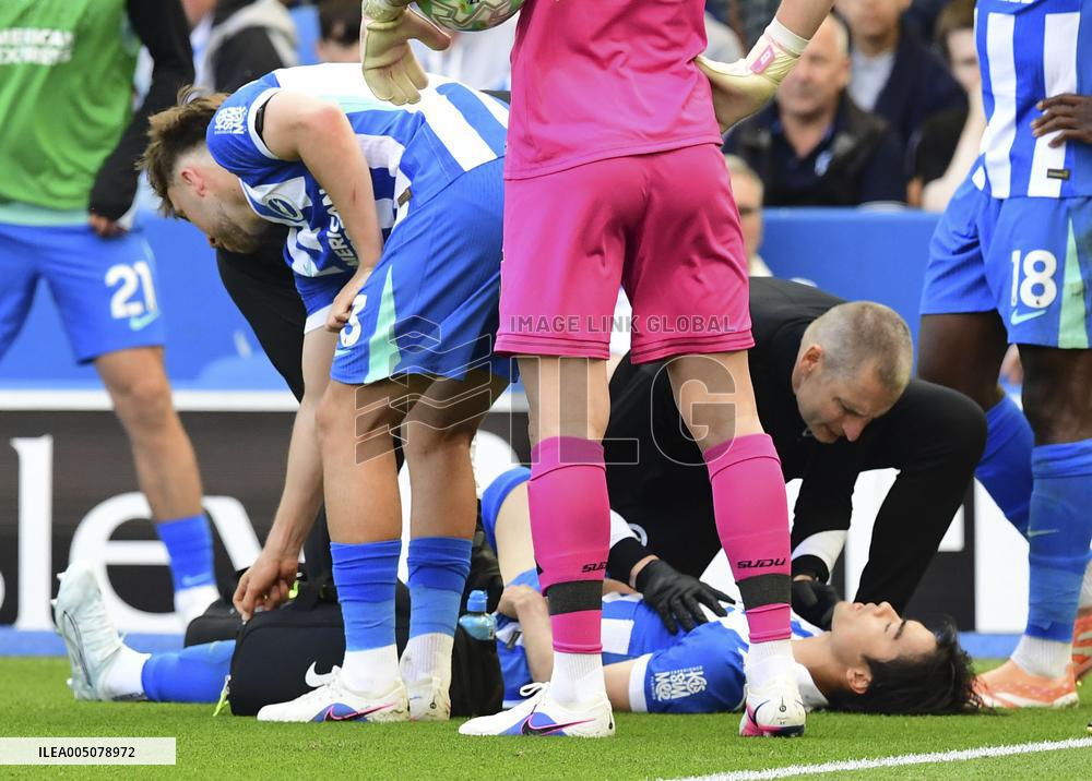 Football: Brighton winger Kaoru Mitoma